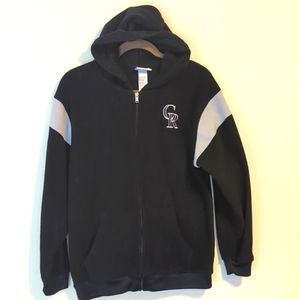 Colorado Rockies Kids Zip up Hoodie Sz XL